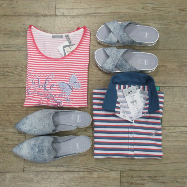 T-Shirts von Thomas Rabe, Schuhe von iiM77