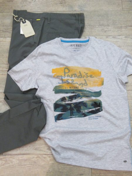 T-Shirt von Milano, Chino von camel active
