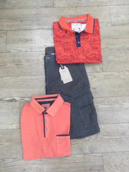 Polo-Shirts von Milano und Bermuda von camel active