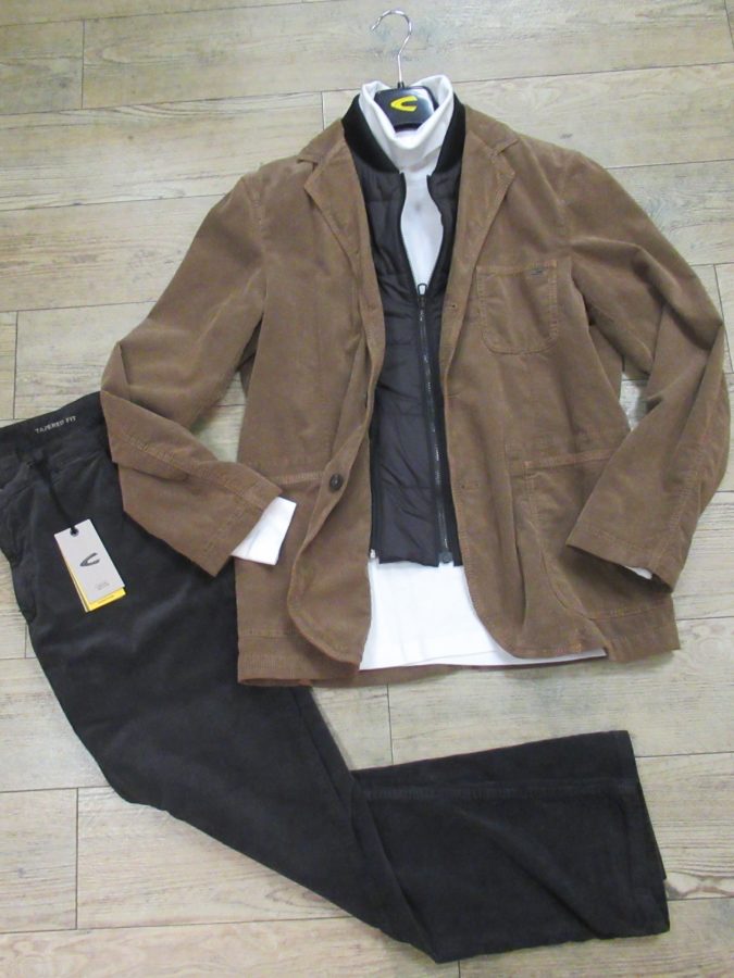 Sakko, Rolli und Kordhose von camel active