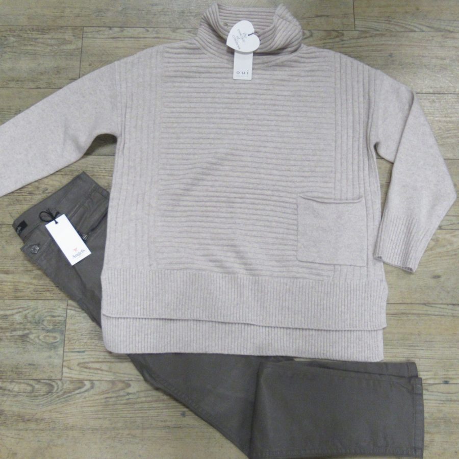Pullover von oui, Hose von camel active